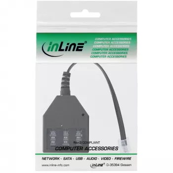 Cavo adattatore InLine TAE tedesco RJ11 6P4C maschio su TAE NFN femmina 69942A