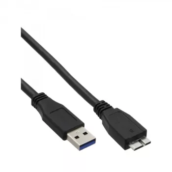 Cavo USB 3.2 Gen.1 InLine Type-A maschio / Micro-B maschio, nero, 2m