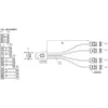 Cavo SAS InLine Mini SAS SFF8087 su 4x SATA diretto OCR 0,75 m