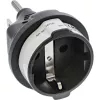 Adattatore da viaggio InLine 16705 USA spina US su connettore femmina Type-F