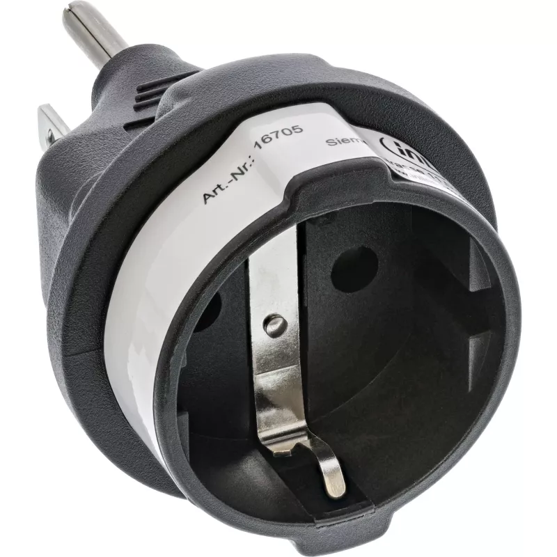 Adattatore da viaggio InLine 16705 USA spina US su connettore femmina Type-F