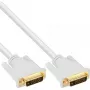 Cavo InLine DVI-D 24+1 maschio/maschio DVI Dual Link bianco/oro 5 m