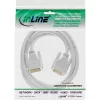 Cavo InLine DVI-D 24+1 maschio/maschio DVI Dual Link bianco/oro 2 m