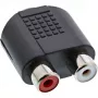 Adattatore audio 3,5 mm femmina stereo / 2x RCA femmina InLine 99346