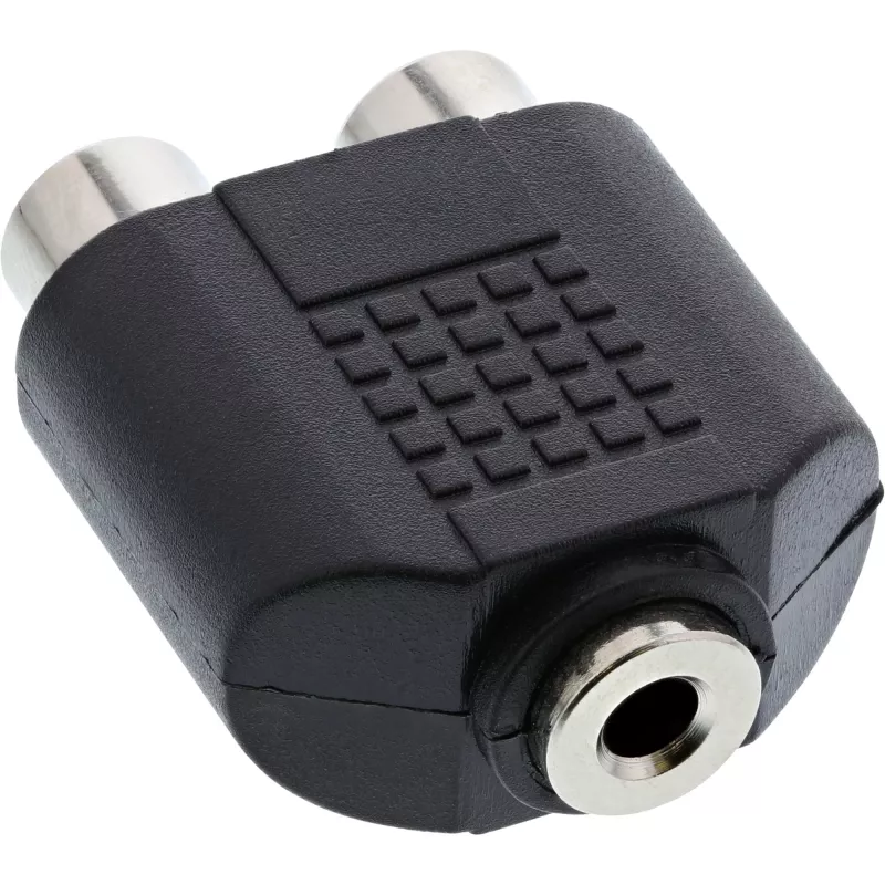 Adattatore audio 3,5 mm femmina stereo / 2x RCA femmina InLine 99346