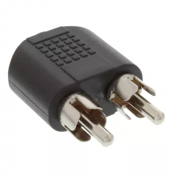 Adattatore audio 3,5 mm jack femmina stereo / 2x RCA maschio InLine 99343