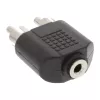 Adattatore audio 3,5 mm jack femmina stereo / 2x RCA maschio InLine 99343