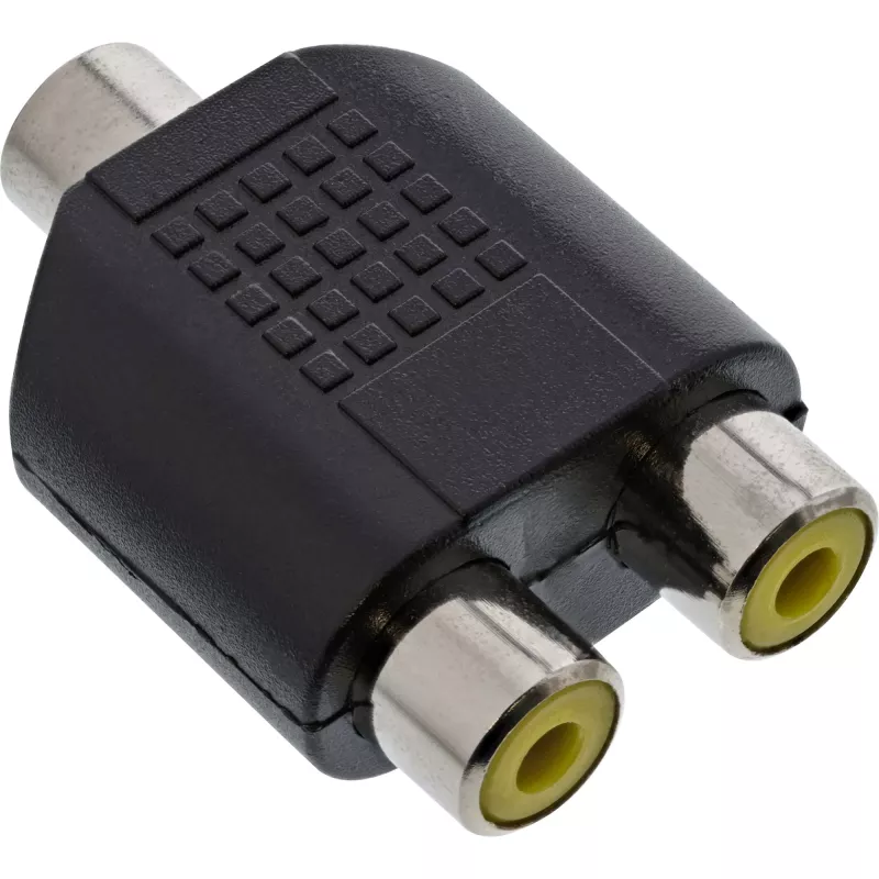 Adattatore audio 3,5 mm jack femmina mono / 2x RCA femmina InLine 99338