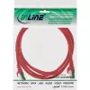 Cavo patch InLine F/UTP Cat.5e rosso 1 m