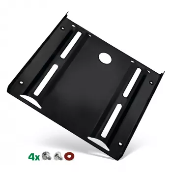 Staffa di montaggio InLine per HDD/SSD, da 2,5 pollici a 3,5 pollici, con viti, nero