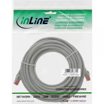 Cavo patch InLine S/FTP PiMF Cat.6 250MHz PVC rame grigio 40 m