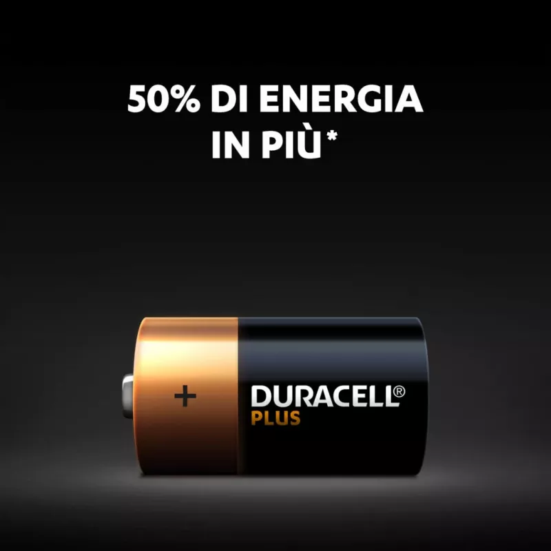 Batteria monouso Duracell Plus C alcalina