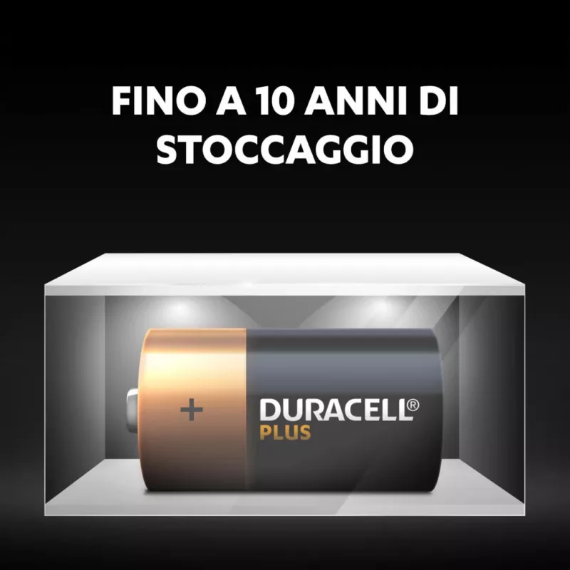 Batteria monouso Duracell Plus C alcalina