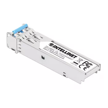 Modulo ricetrasmettitore ottico SFP Intellinet Industrial Gigabit Fiber 1000Base-LX monomodale 10 km argento