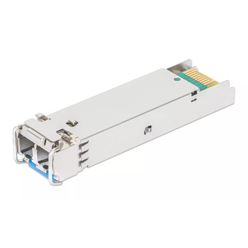 Modulo ricetrasmettitore ottico SFP Intellinet Industrial Gigabit Fiber 1000Base-LX monomodale 10 km argento