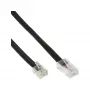 Cavo modulare InLine RJ45 8P4C / RJ11 6P4C connettore maschio/maschio 10 m