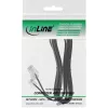 Cavo modulare InLine RJ45 8P4C / RJ11 6P4C connettore maschio/maschio 10 m