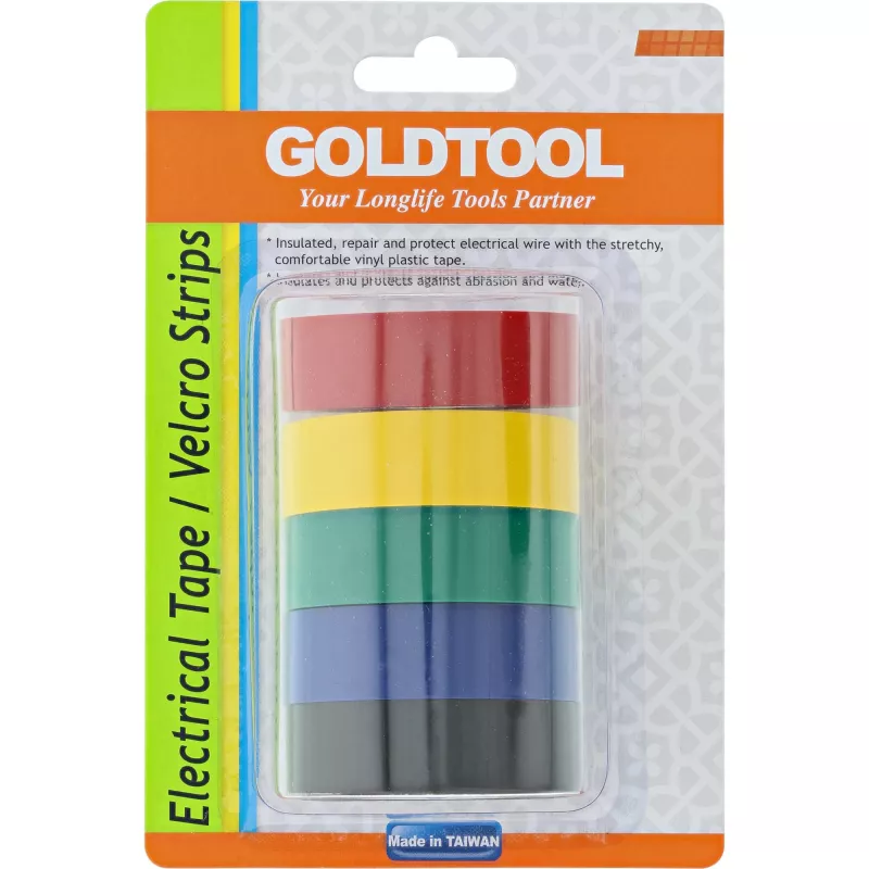 Nastro isolante InLine confezione da 5 18 mm x 9 m colori assortiti