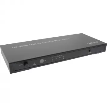 Switch InLine 4×1 HDMI 4K con audio