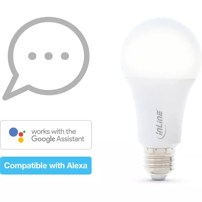 Lampada LED InLine SmartHome RGB E27, 900LM
