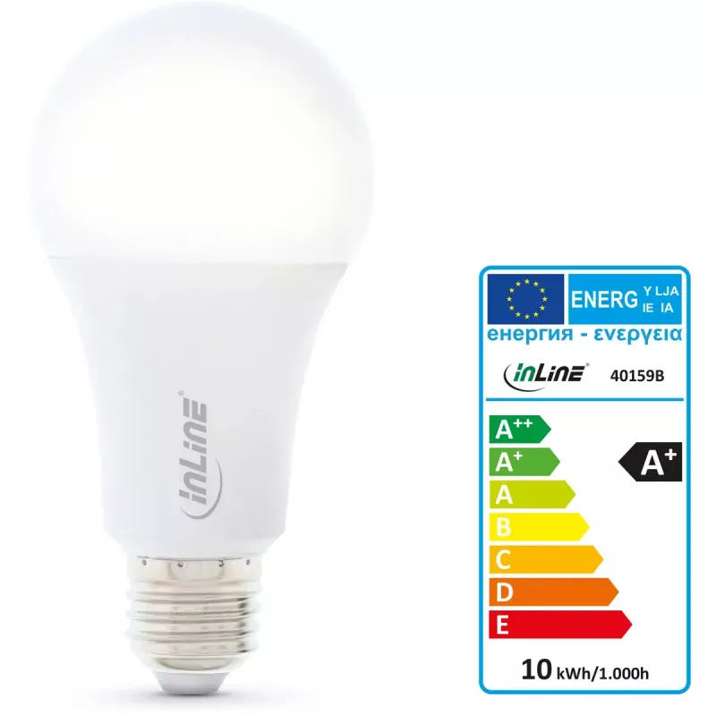 Lampada LED InLine SmartHome RGB E27, 900LM