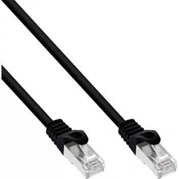 Cavo patch InLine confezione da 30 pz. Cat.5e SF/UTP nero 3m