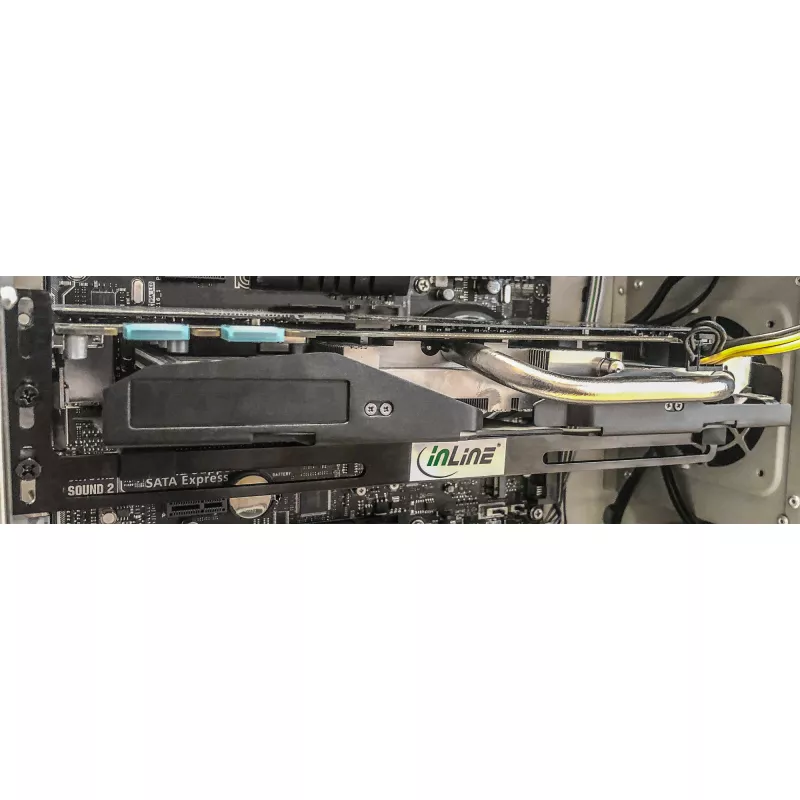 Supporto per scheda grafica GPU InLine 59955 nero
