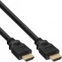 Cavo HDMI InLine, cavo HDMI High Speed, M/M, nero, contatti dorati, 1 m