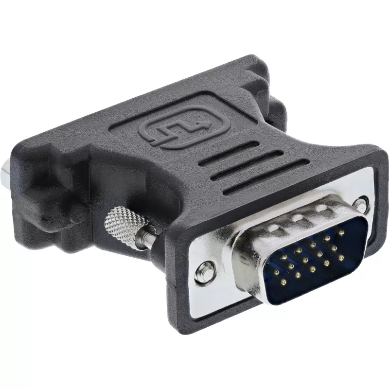 Adattatore InLine DVI-A DVI 24+5 femmina / HD15 maschio