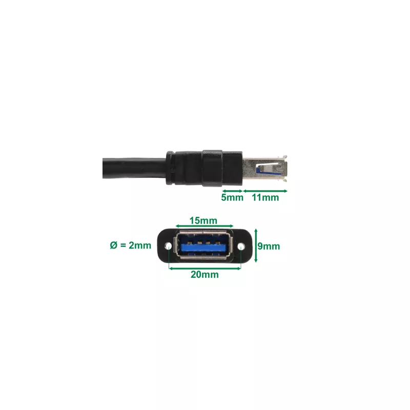 Scheda Mini-PCIe InLine 2x USB 3.0