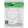 Prolunga elettrica InLine tipo F angolata, bianco, 10m