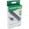 Hub USB 2.0 4 porte InLine, connettore maschio USB-A su 4x connettore femmina USB-A, cavo 15cm