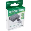 Hub USB 2.0 4 porte InLine, connettore maschio USB-A su 4x connettore femmina USB-A, cavo 4cm