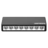 Switch Fast Ethernet 8 porte Intellinet formato desktop, plastica, IEEE 802.3az (Energy Efficient Ethernet), nero