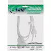 Prolunga elettrica InLine connettore maschio tipo C euro / connettore femmina, bianco, 2 m