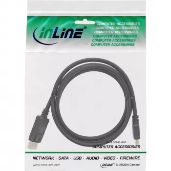 Cavo convertitore DisplayPort su HDMI InLine, nero, 5m
