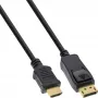 Cavo convertitore DisplayPort su HDMI InLine, nero, 1 m