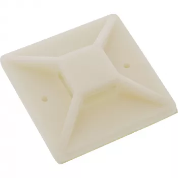 Basi adesive per fascette InLine 40×40 mm, beige, confezione da 10