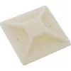 Fissaggi adesivi per fascette InLine 30×30 mm, beige, 10 pz.