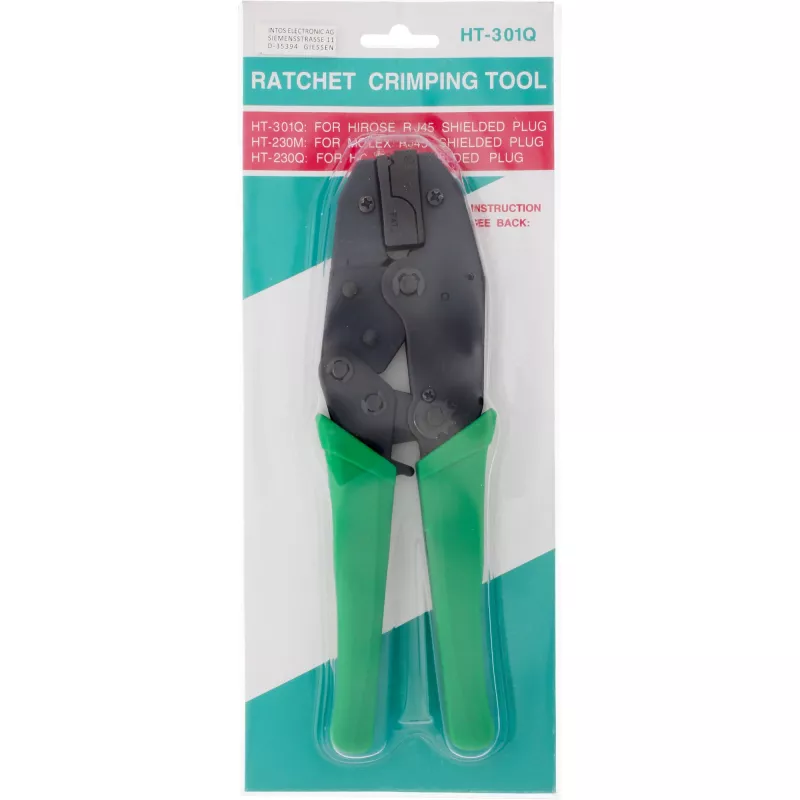 Pinza crimpatrice InLine per tutti i connettori Hirose RJ45 8P8C
