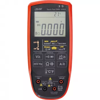 InLine 43127 multimetro con touchpad e display illuminato, CAT III/CAT IV