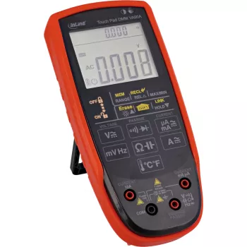 InLine 43127 multimetro con touchpad e display illuminato, CAT III/CAT IV