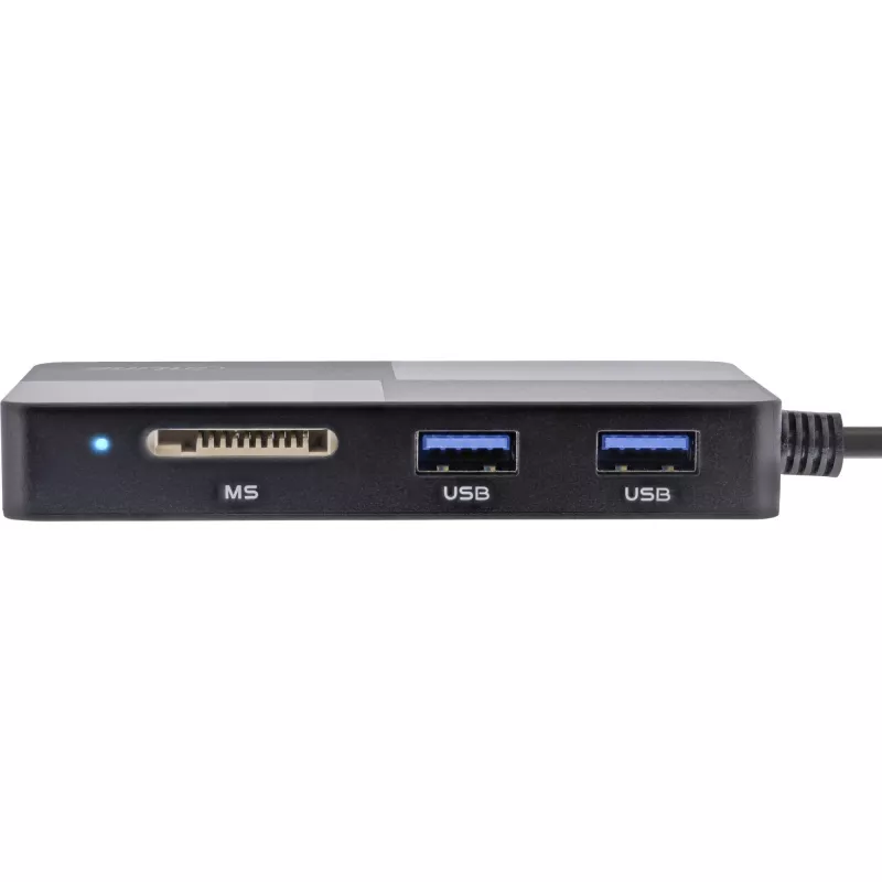 Lettore di schede InLine 66772F USB grigio