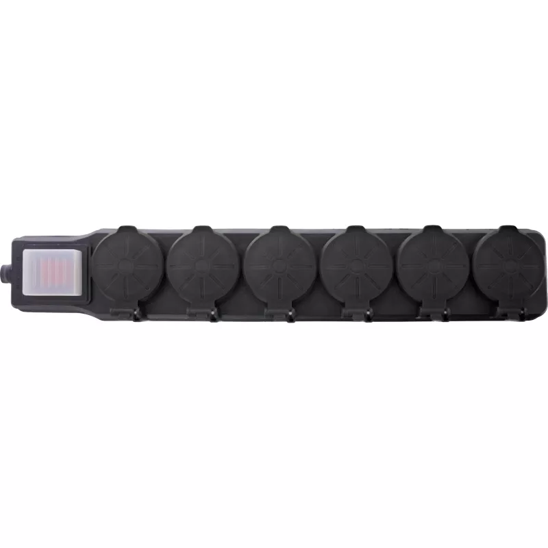 Prolunga elettrica InLine 16496P 5 m 6 uscite AC nero