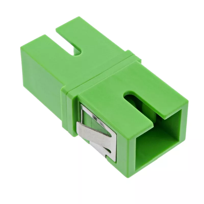 Adattatore in fibra ottica InLine 89992G Simplex SC/SC SM verde