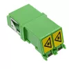 Adattatore in fibra ottica InLine 89989O LC/LC SM connettore femmina/connettore femmina verde
