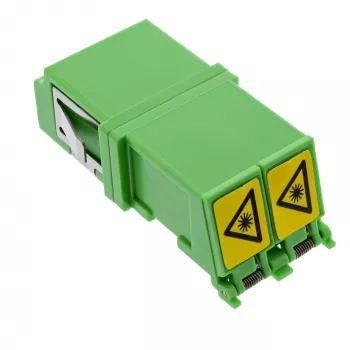 Adattatore in fibra ottica InLine 89989O LC/LC SM connettore femmina/connettore femmina verde