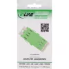 Adattatore in fibra ottica InLine 89989P LC/LC SM verde