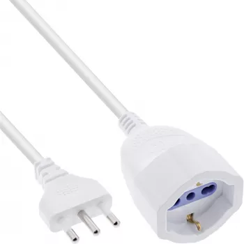Prolunga elettrica InLine 16403I 3 m 1 uscita AC interno bianco