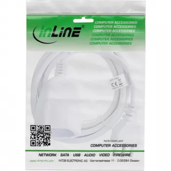 Prolunga elettrica InLine 16403I 3 m 1 uscita AC interno bianco